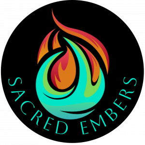 Sacred embers logo green